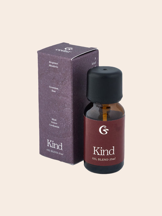 KIND Oil Blend (15ml) - Geranium, Rose, Cardamon and Amber